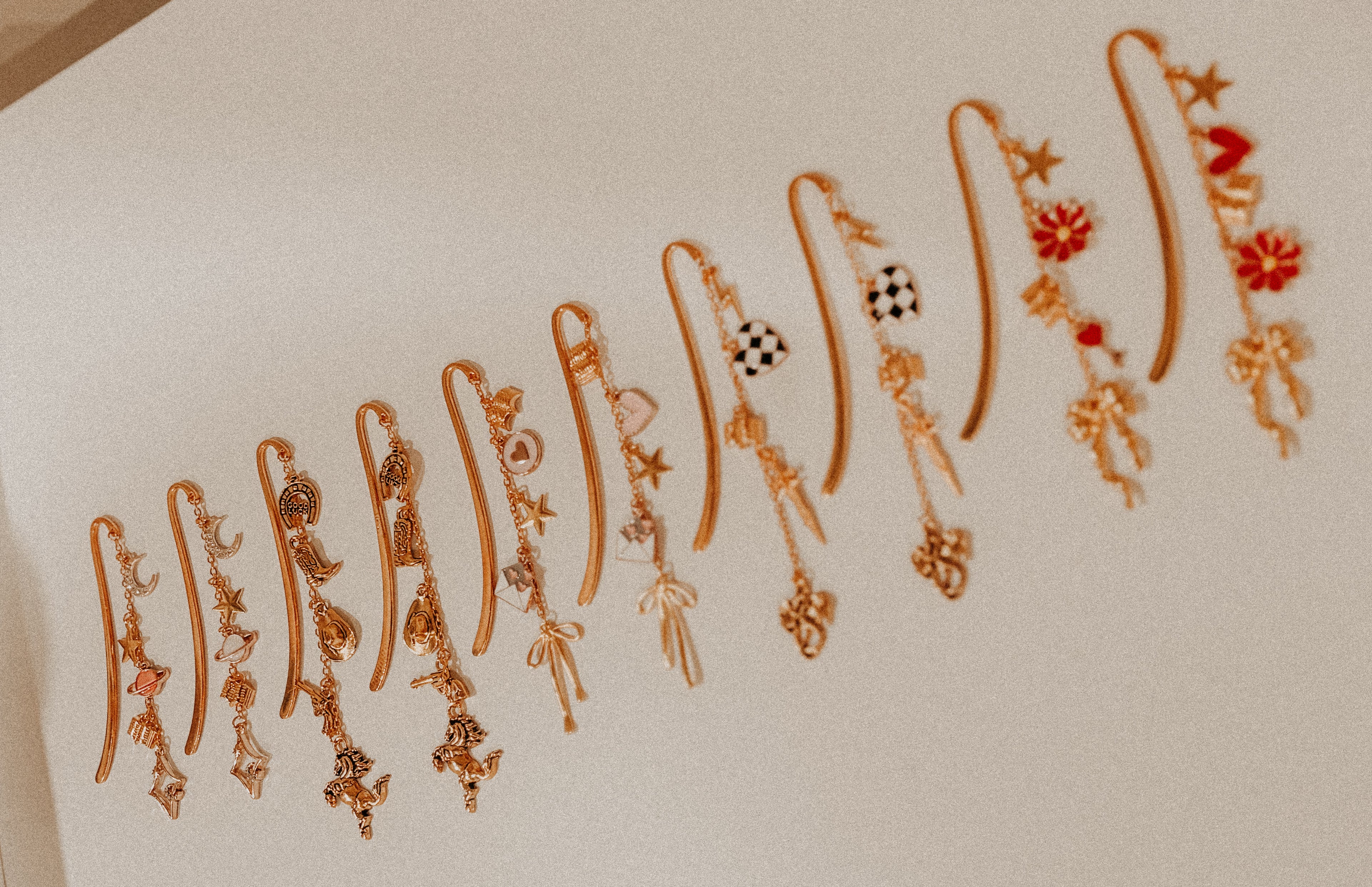 CUSTOM CHARMED BOOKMARK